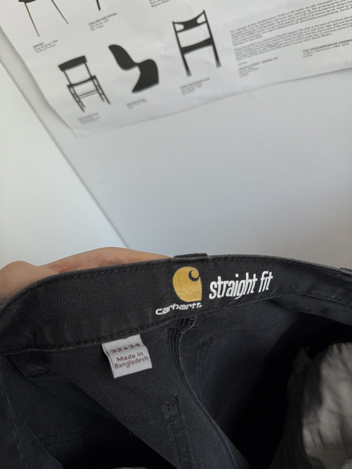 Carhartt × Vintage Vintage Carhartt single knee denim pants 32x30 streetwear 90s Size US 32 / EU 48 - 5 Thumbnail