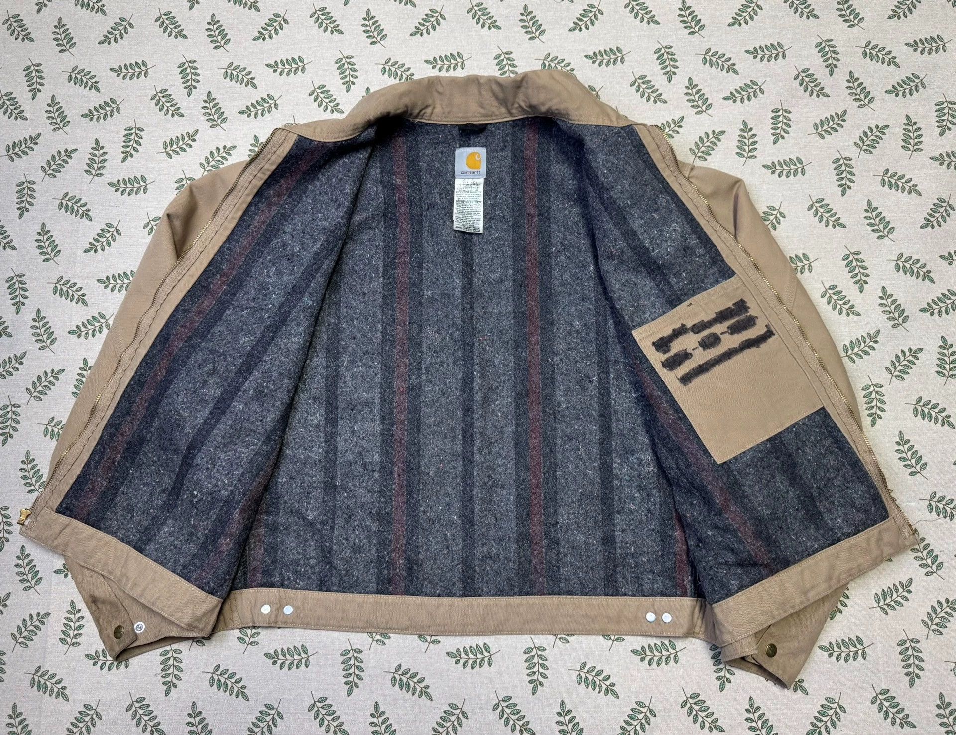 Carhartt Carhartt Vintage J204 Detroit Jacket Sand XL Size US XL / EU 56 / 4 - 4 Thumbnail