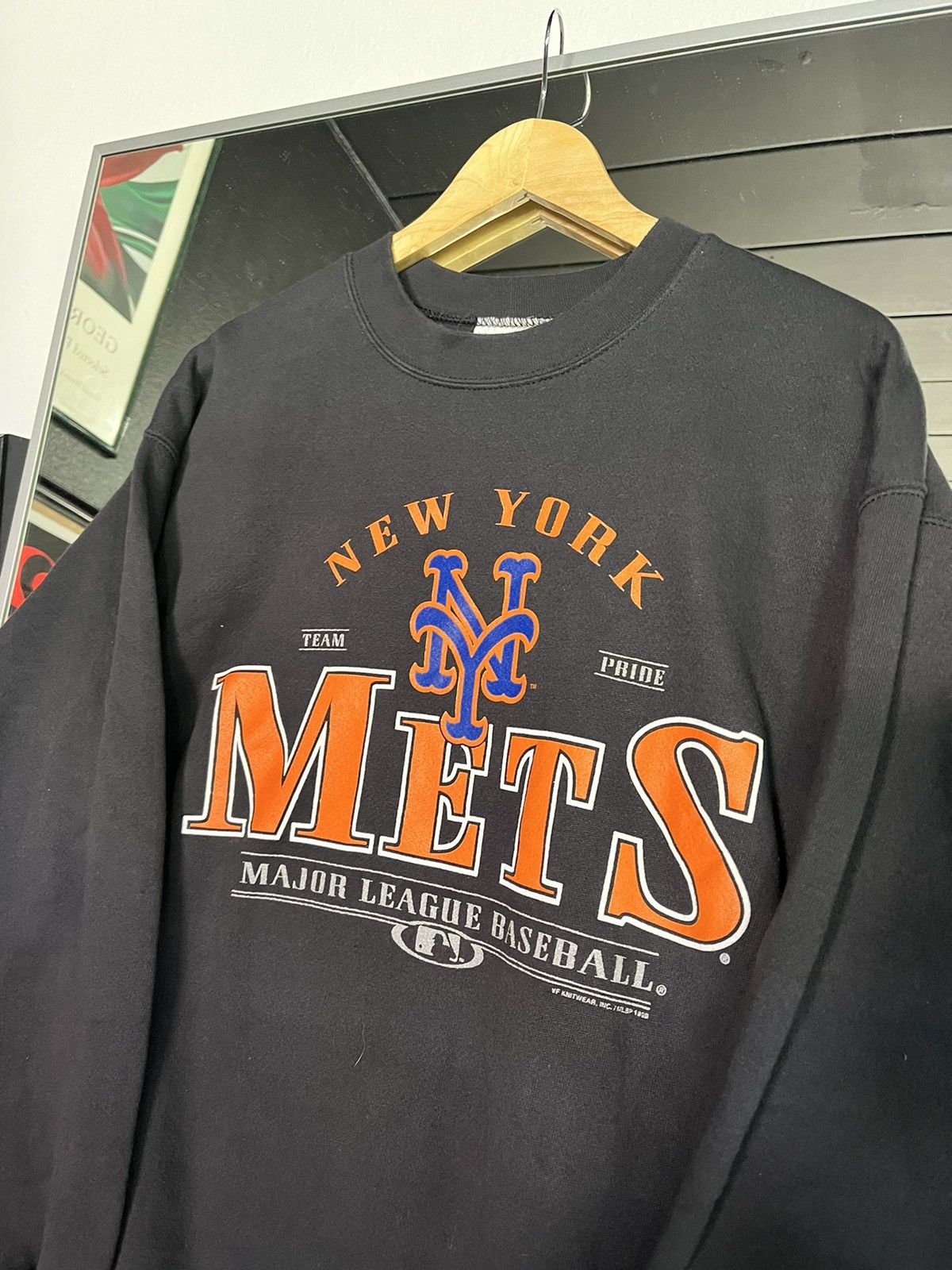 Vintage Vintage 1999 New York Mets Lee Sport Crewneck Sweatshirt L | Grailed