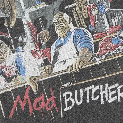 Japanese Brand Hirakawa x Hiro DESTRUCTION MAD BUTCHER SHIRT Vintage Size US XL / EU 56 / 4 - 5 Thumbnail
