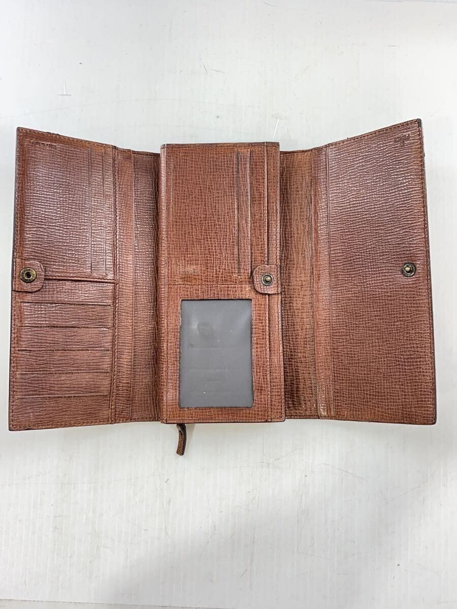 Fendi Zucca Pattern Long Wallet Brown