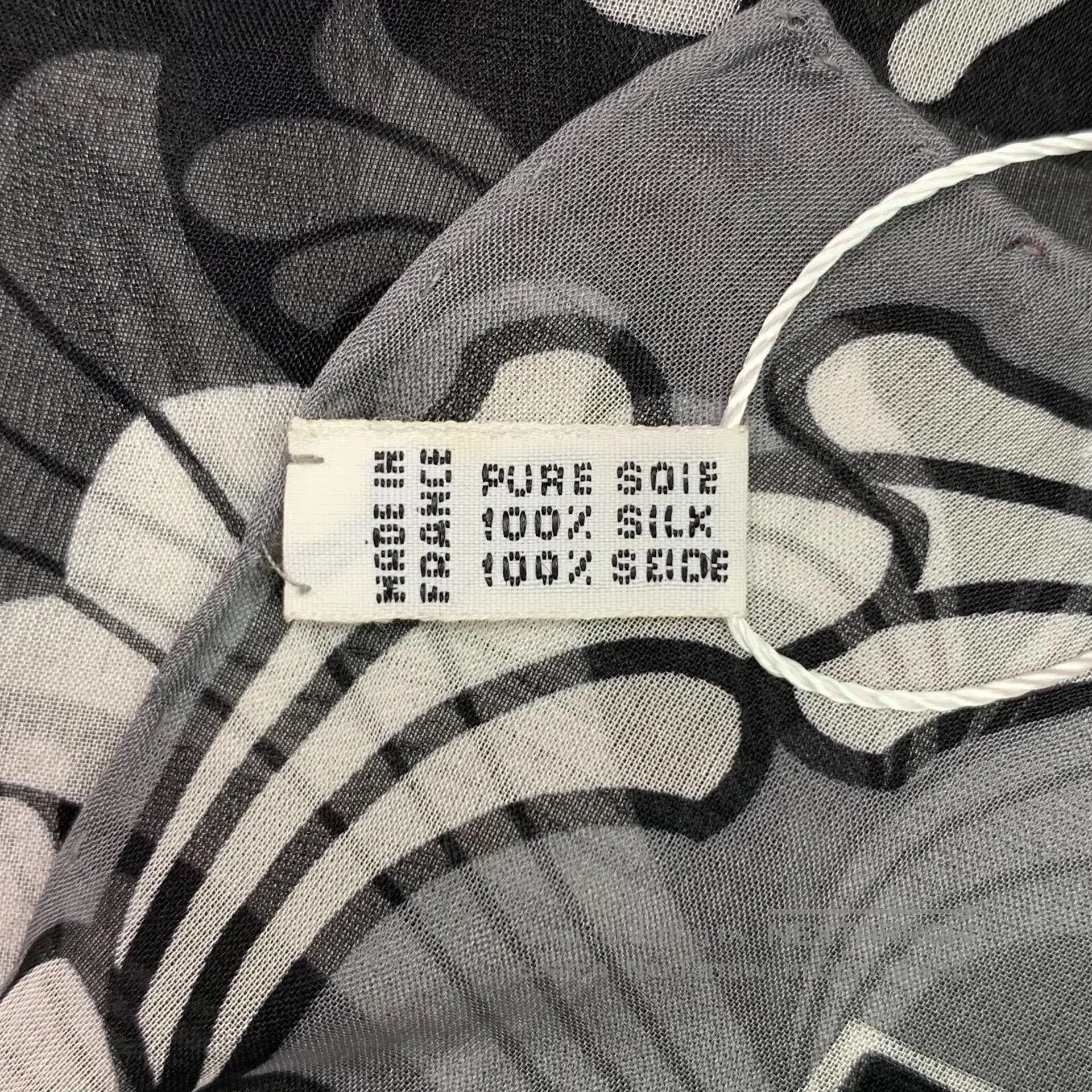 Chrome Hearts Chrome Hearts Gray Cross Print Silk Scarf. Size ONE SIZE - 7 Thumbnail
