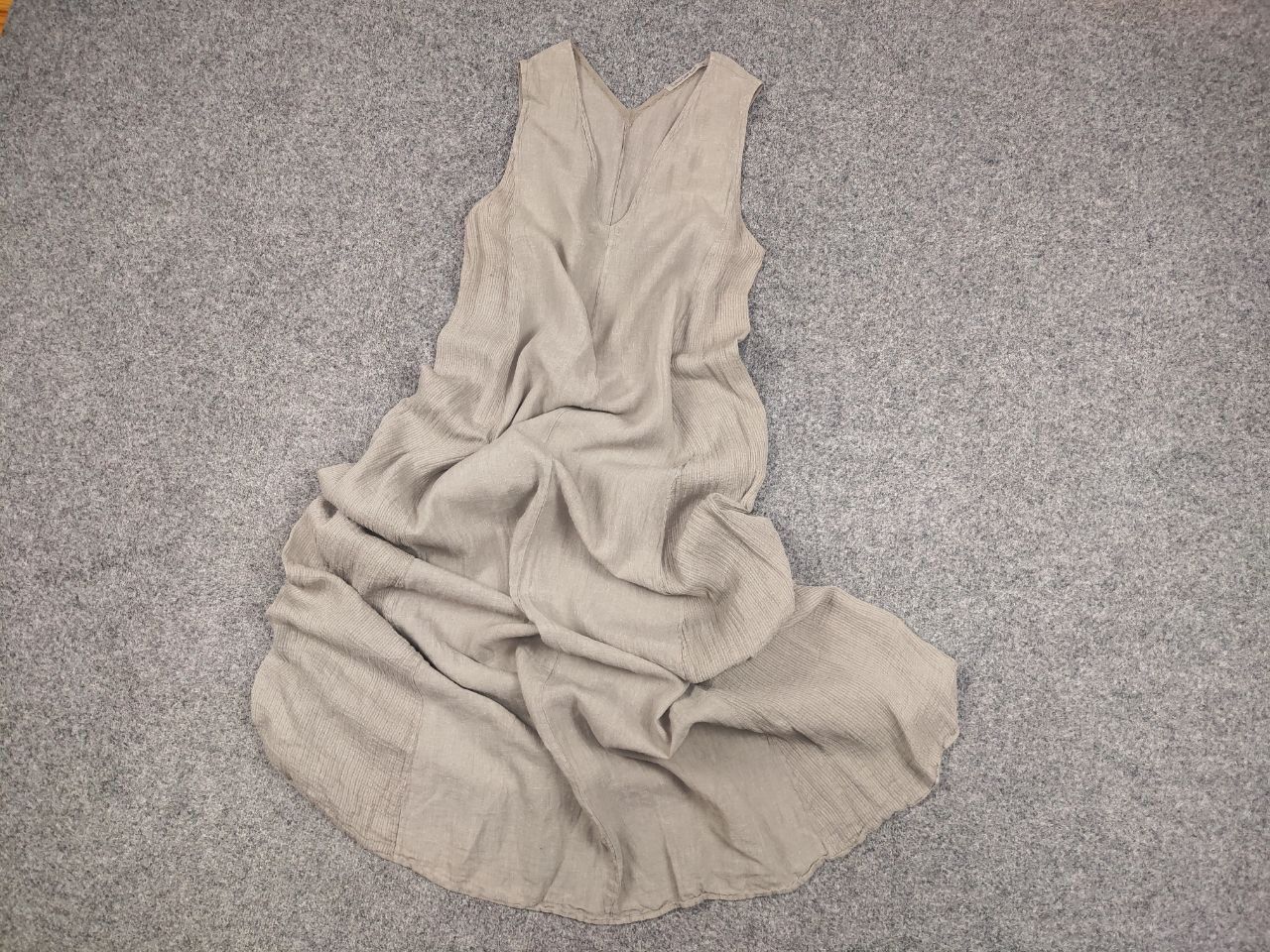 Transit Transit Par Such design Beige Linen A line Long Dress Size XL / US 12-14 / IT 48-50 - 3 Thumbnail