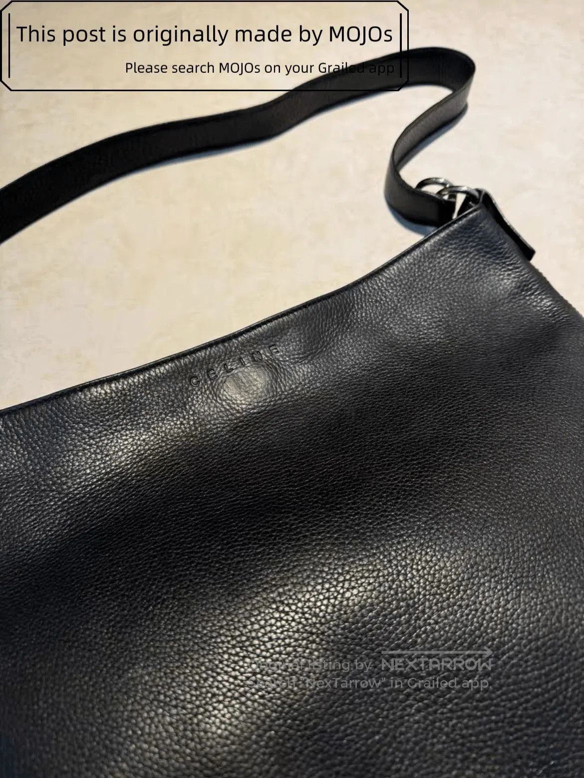 Celine Celine Blake Hobo Leather Shoulder Bag. Size ONE SIZE - 3 Thumbnail