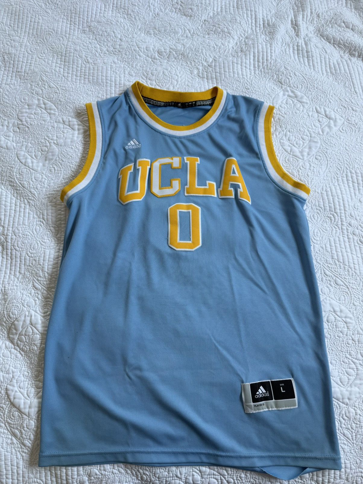 Adidas Vintage UCLA Russell Westbrook Jersey Size US L / EU 52-54 / 3 - 1 Thumbnail