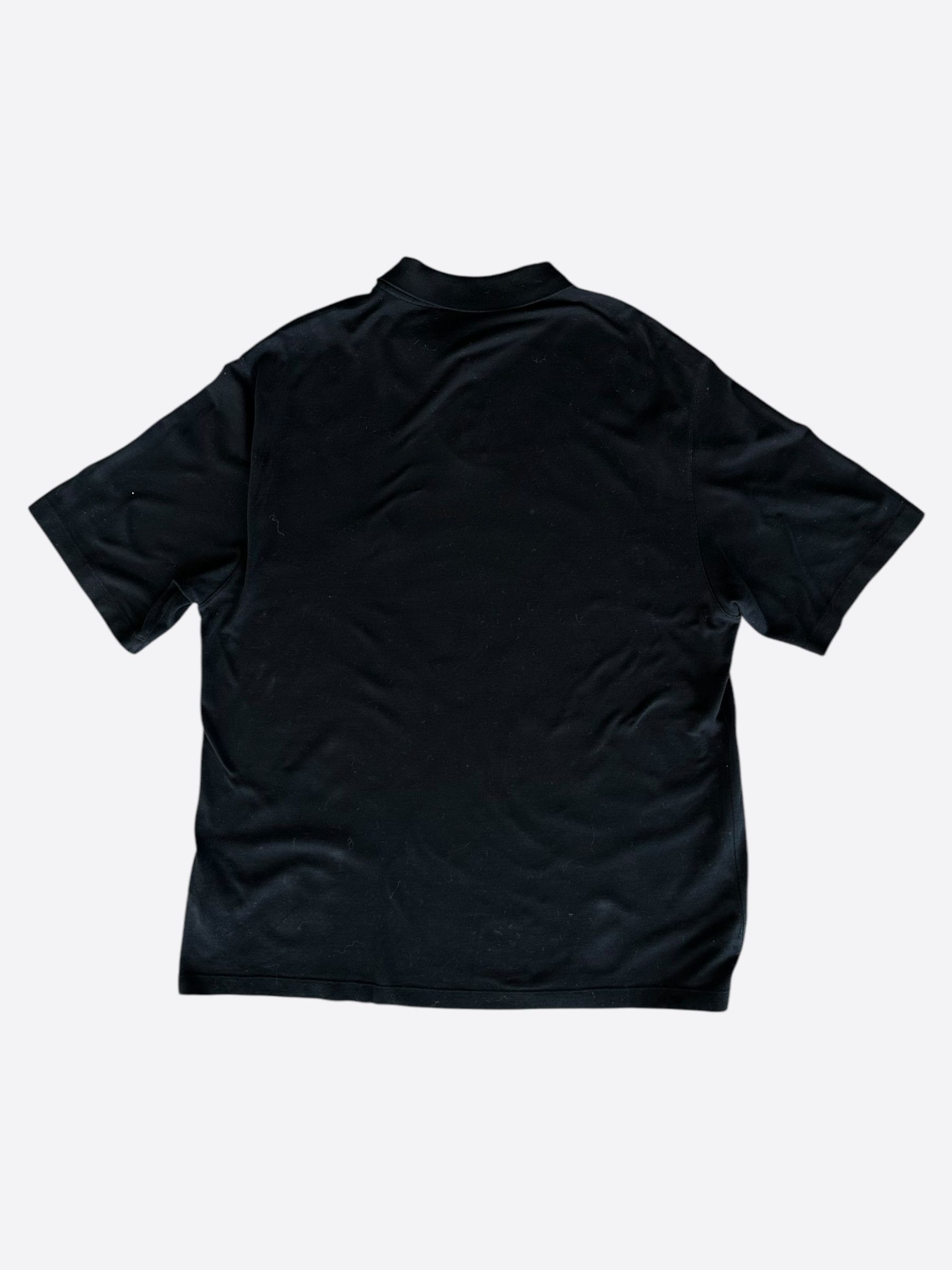 Versace Versace Black & Gold Embroidered Medusa Polo T-Shirt Size US XXL / EU 58 / 5 - 2 Thumbnail