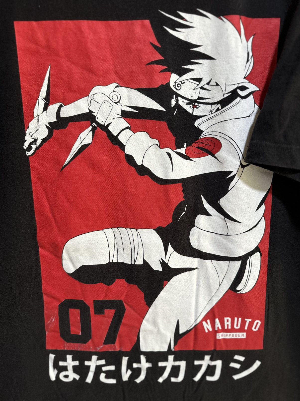 Anime Vintage Naruto Shippuden Faded Oversize Tee Size US XXL / EU 58 / 5 - 3 Thumbnail