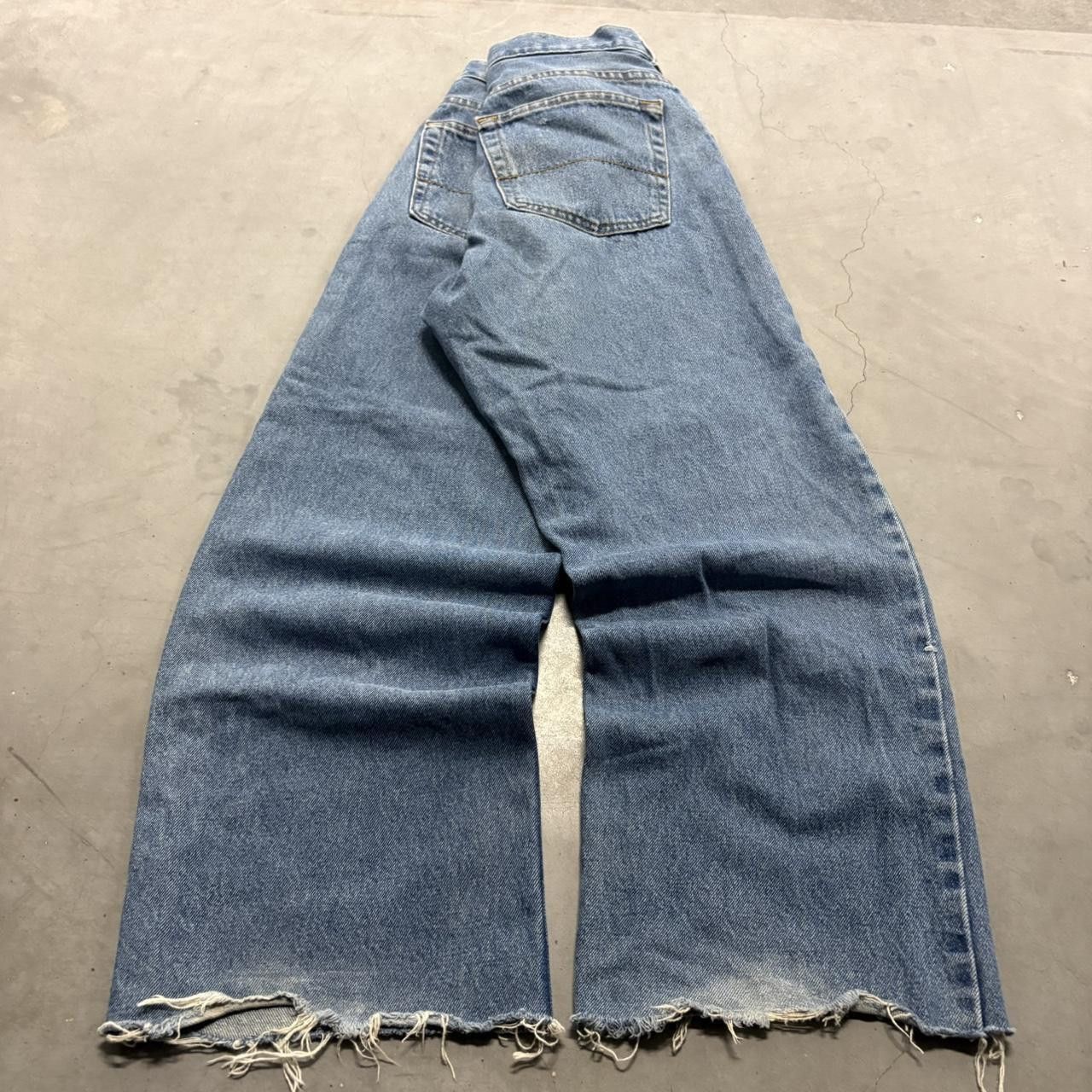 Vintage Crazy Vintage Y2K 2000s Baggy Wideleg Medium Wash Denim Jeans! Size US 34 / EU 50 - 4 Thumbnail
