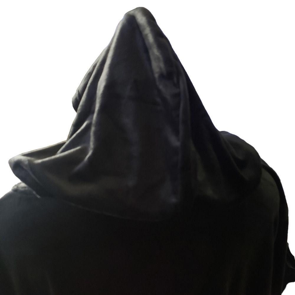Designer CT1247a Black Velvet Fall Hoodie Lounge Ladies Top Size L / US 10 / IT 46 - 5 Thumbnail