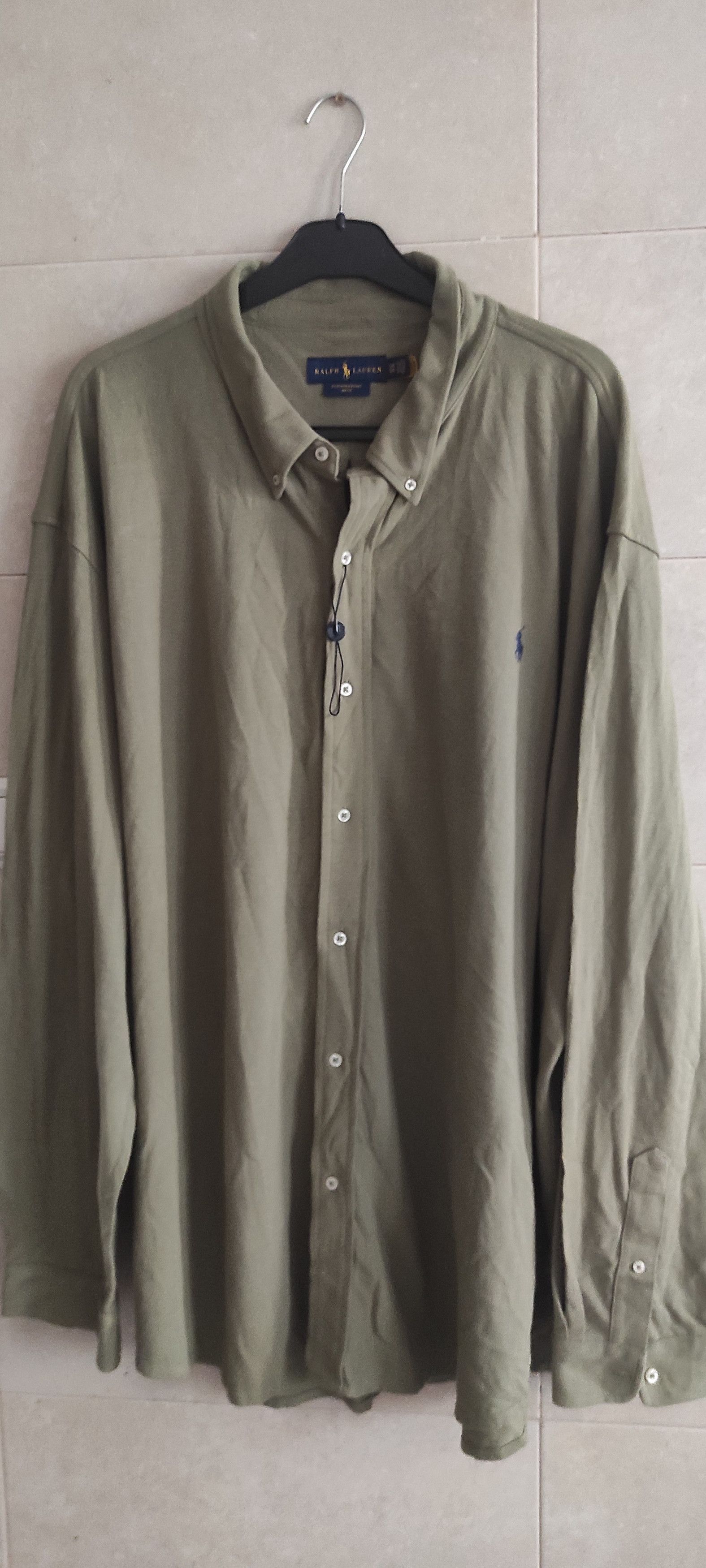 Polo Ralph Lauren Ralph Lauren Men's Button Down Shirt Men Cotton Long Sleeve Size US XXL / EU 58 / 5 - 4 Thumbnail