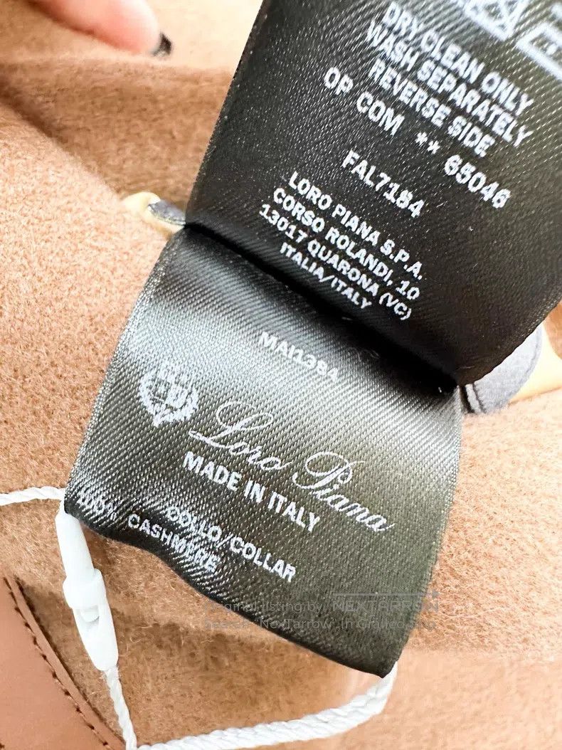 Loro Piana Loro Piana Coffee and khaki double-sided wear turn-down co Size S / US 4 / IT 40 - 6 Thumbnail