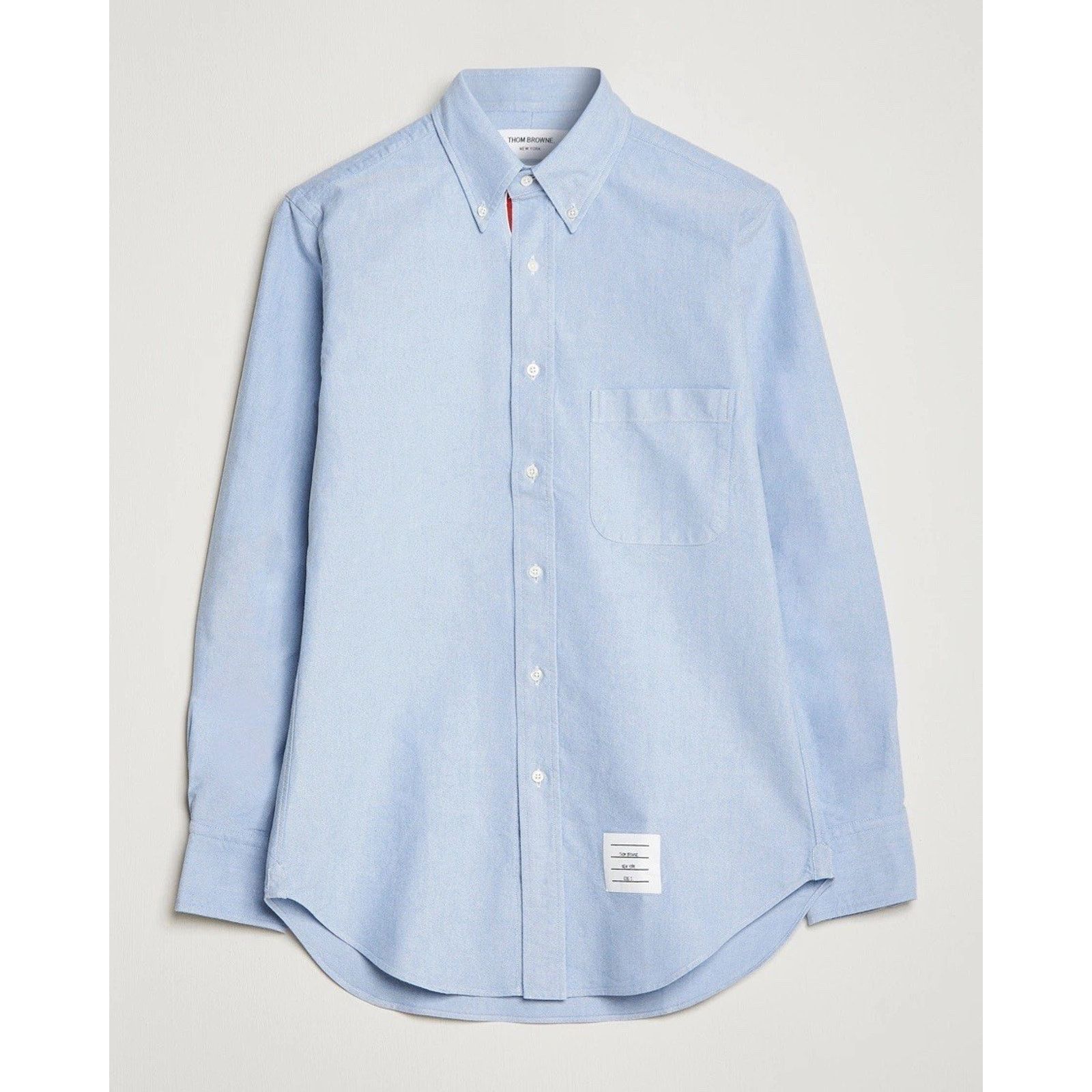 Thom Browne NWT Thom Browne Blue Oxford RWB Grosgrain Placket Shirt TB1 Size US S / EU 44-46 / 1 - 5 Thumbnail