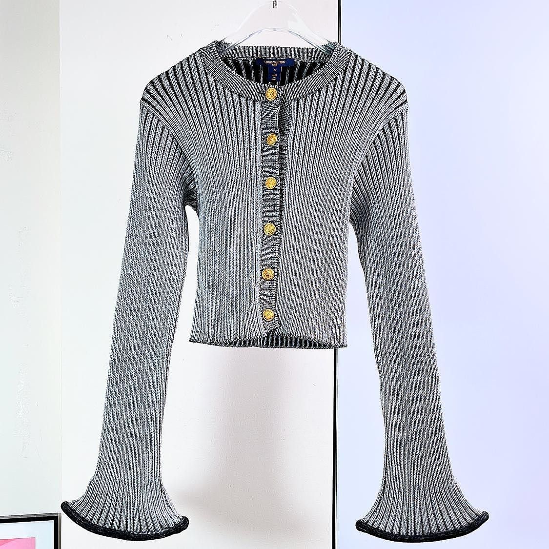 Louis Vuitton Louis Vuitton Striped Knit Cardigan Size S Size S / US 4 / IT 40 - 1 Thumbnail