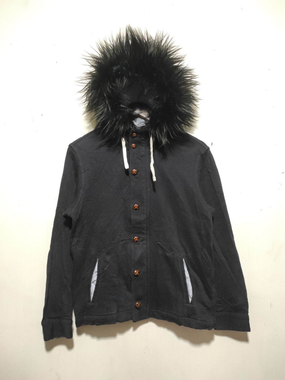 Beams Japan Beams zip button fur hoodie ifsix LGB style Size US S / EU 44-46 / 1 - 2 Thumbnail