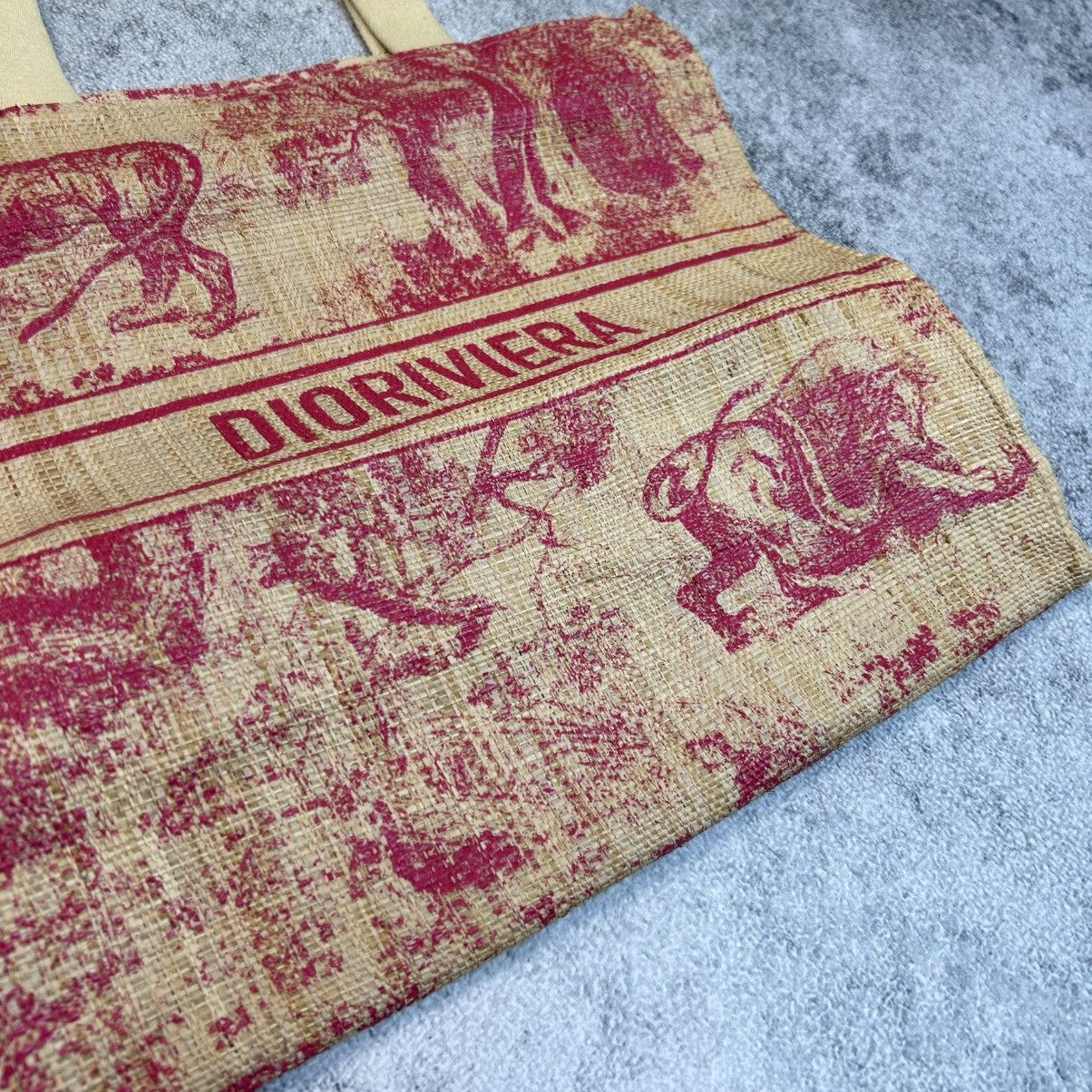 Christian Dior Monsieur Christian Dior Exclusive GWP Dioriviera straw tote bag Size ONE SIZE - 7 Thumbnail