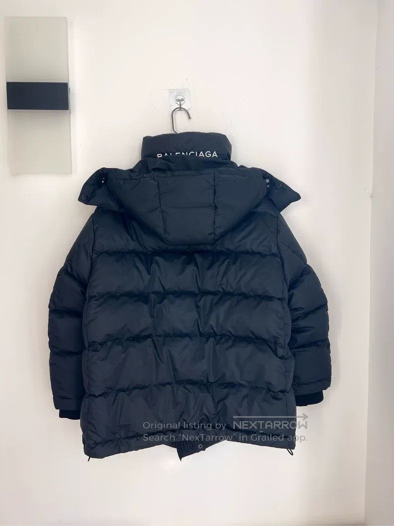 Balenciaga Balenciaga Black Irregular Down Jacket, Size 34 Size XXS / US 00 / IT 34 - 3 Thumbnail