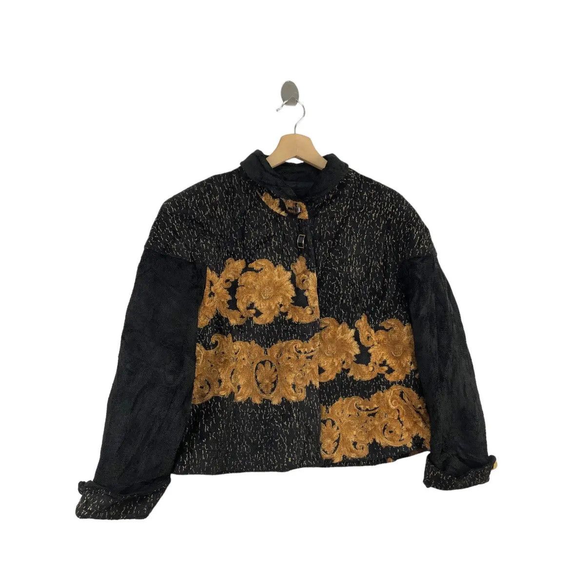Vintage Vtg 80’ FRANCA V. PAOLONI Milano Italy Floral Tweed Coat Size L / US 10 / IT 46 - 3 Thumbnail