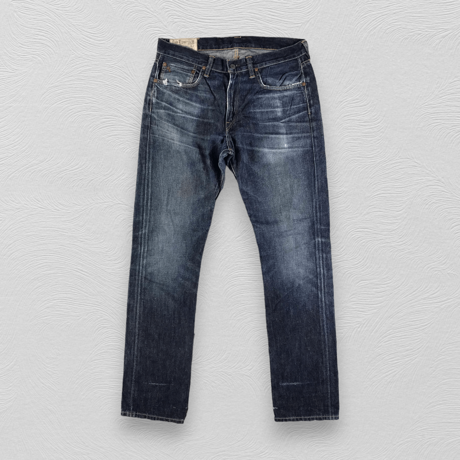 Polo Ralph Lauren Polo Ralph Lauren Jeans Faded Blue Denim KJ1938 Size US 34 / EU 50 - 1 Thumbnail