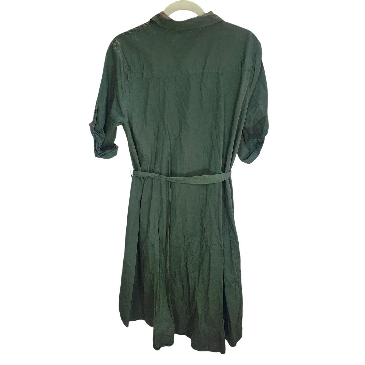 Other K Jordan Green High Low Button Dress XL Size XL / US 12-14 / IT 48-50 - 2 Thumbnail