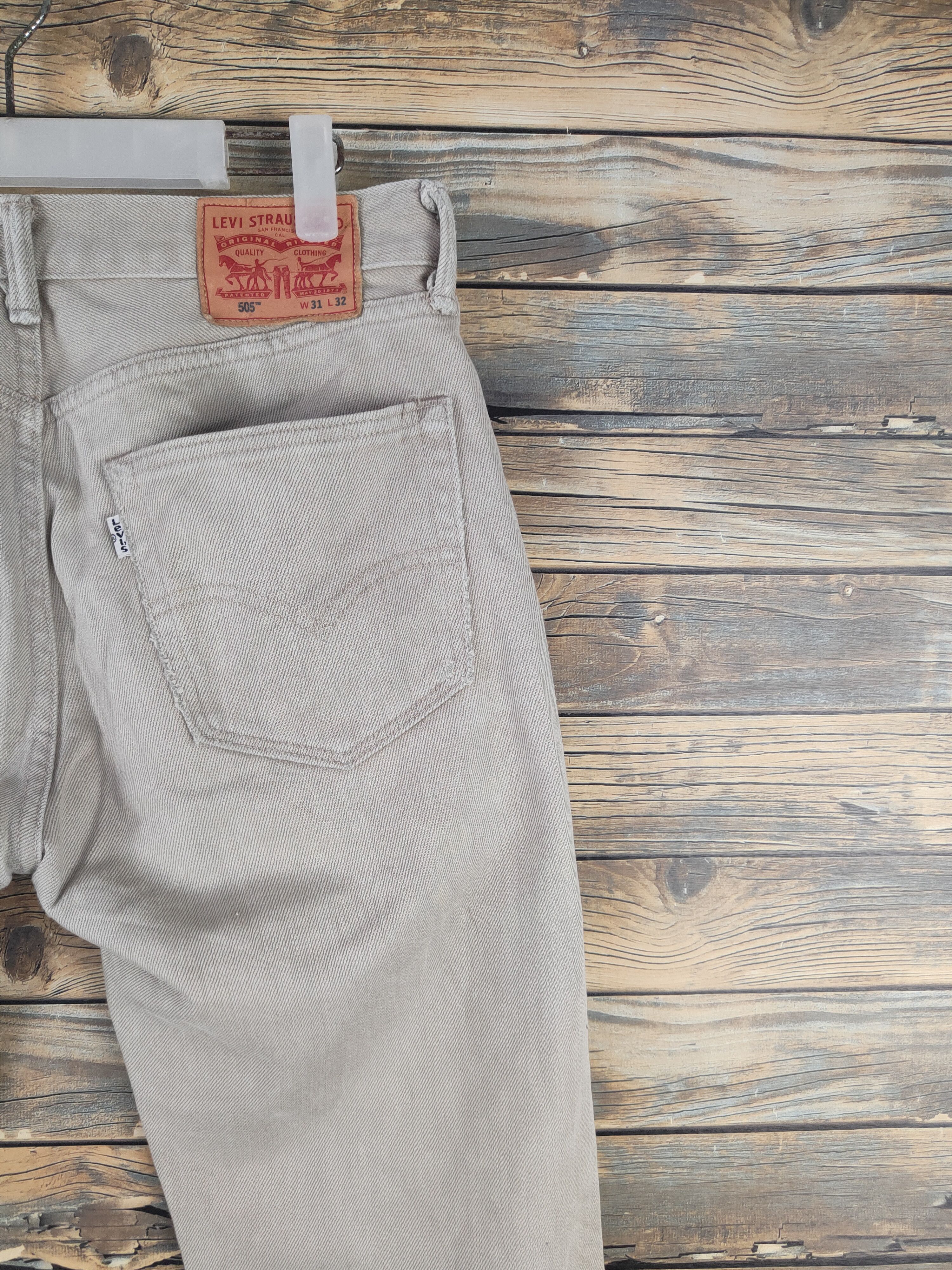 Levi's DL Levi's Beige Multipocket Casual Pants #sp46-284T Size US 31 - 11 Thumbnail