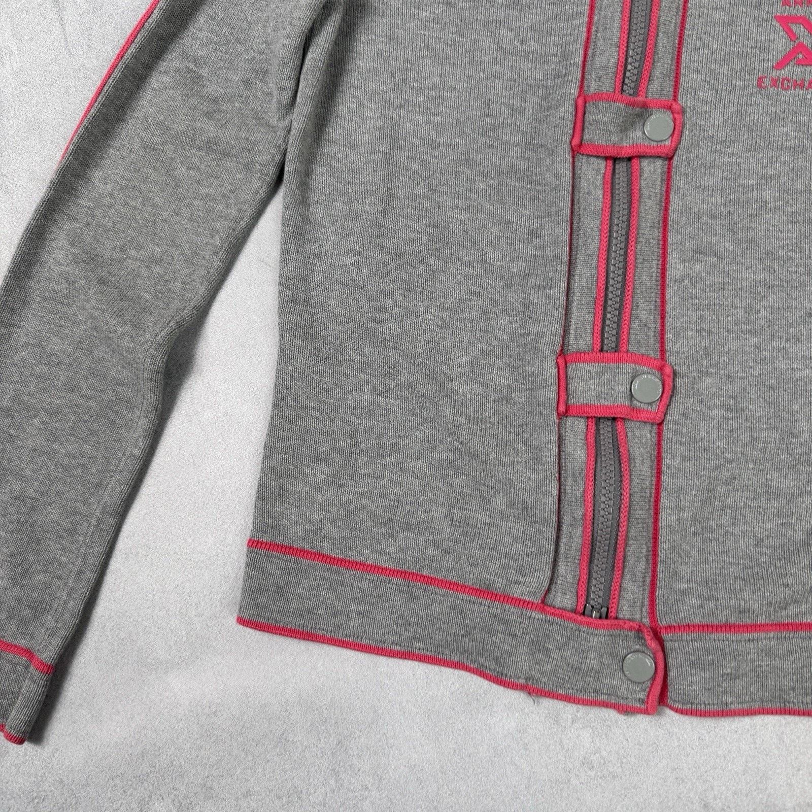 Armani Exchange AX Armani Exchange Women Grey Cardigan Size S Cotton Size S / US 4 / IT 40 - 8 Thumbnail