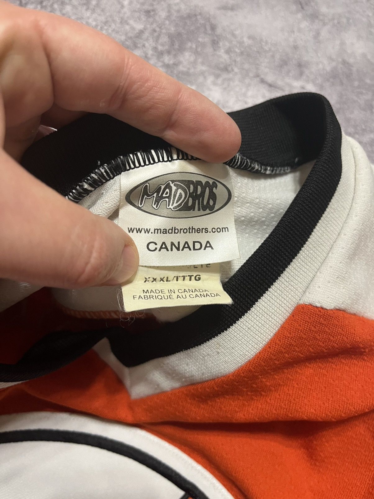 NHL Vintage RARE 2 Oligthorpe Syracuse Bulldogs jersey Size US XXL / EU 58 / 5 - 6 Thumbnail