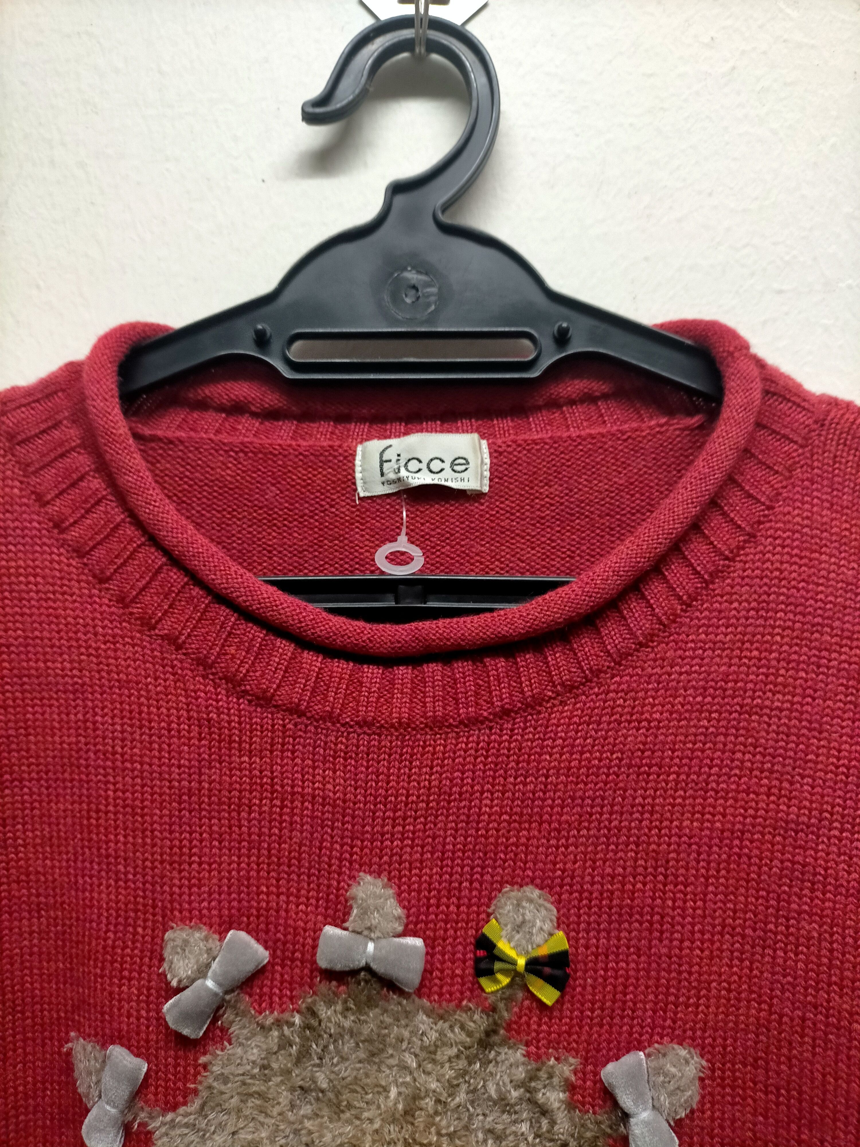 Japanese Brand Vintage Ficce By Yoshiyuki Konishi Where's Nanny Rare Knitte Size US L / EU 52-54 / 3 - 4 Thumbnail
