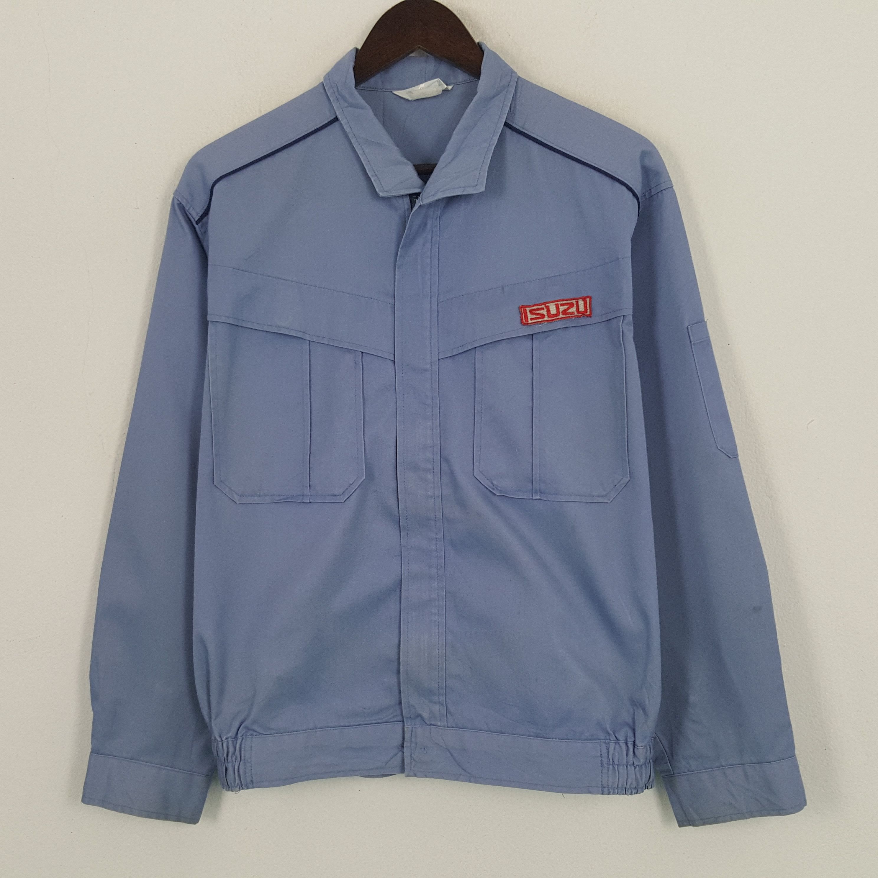 Japanese Brand × Vintage Vintage Isuzu Worker Uniform Jacket Size US L / EU 52-54 / 3 - 1 Thumbnail