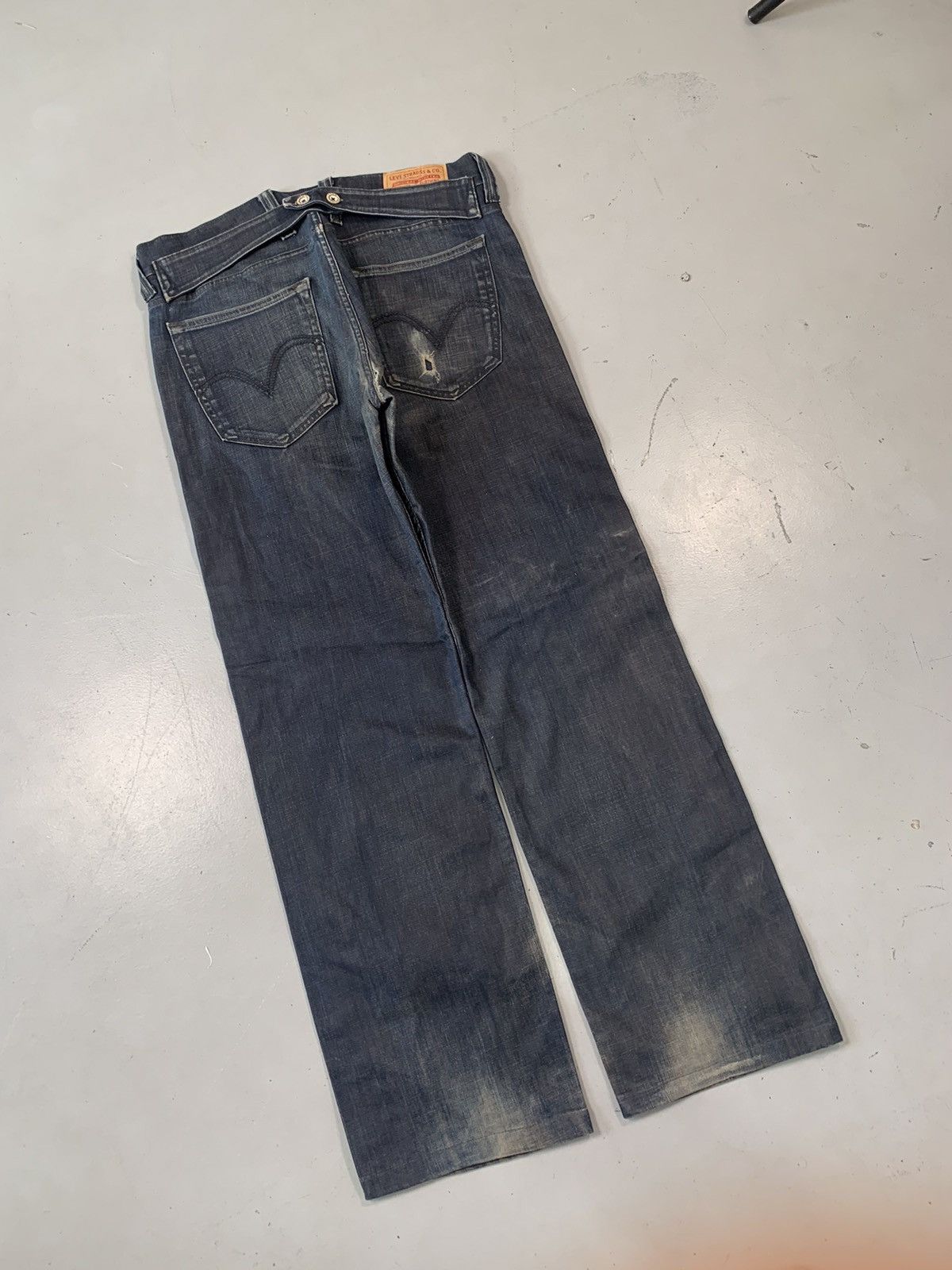 Levi's Vintage Levi’s buckle belt denim Size US 36 / EU 52 - 1 Thumbnail