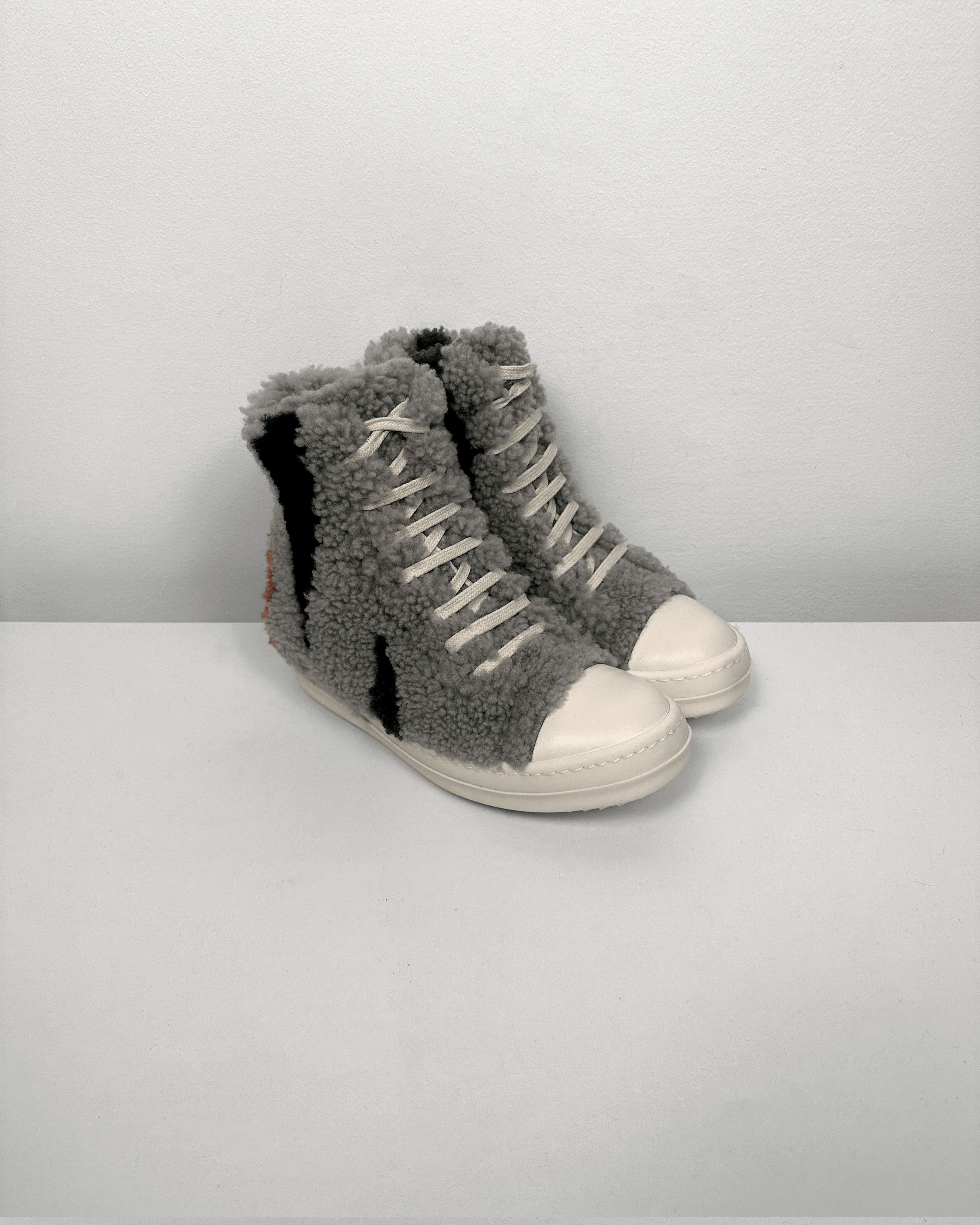 Rick Owens Rick Owens Fur Shearling Zebra Ramones Size US 5 / EU 37 - 1 Thumbnail