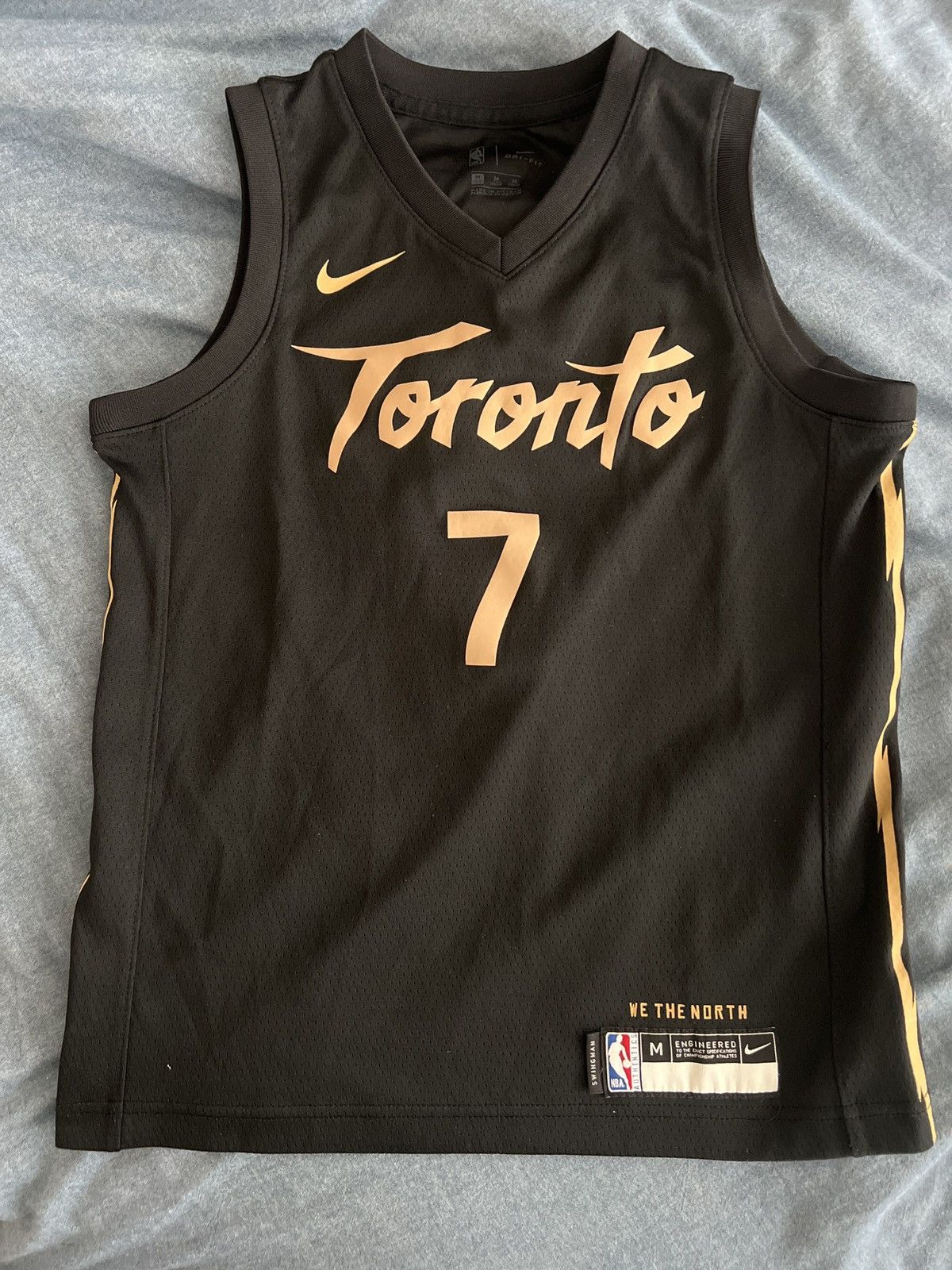 NBA × Nike Toronto Raptors City Edition Jersey 2019-20 #7 Kyle Lowry Size US XS / EU 42 / 0 - 1 Thumbnail