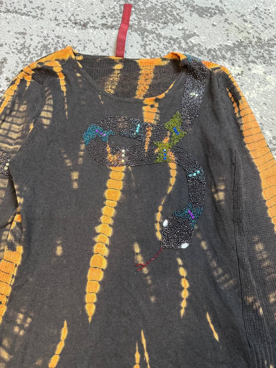 IISE Vintage y2k IPSE GAZEBO Silk Cachemire Snake Faded Art Opium Size US M / EU 48-50 / 2 - 4 Thumbnail