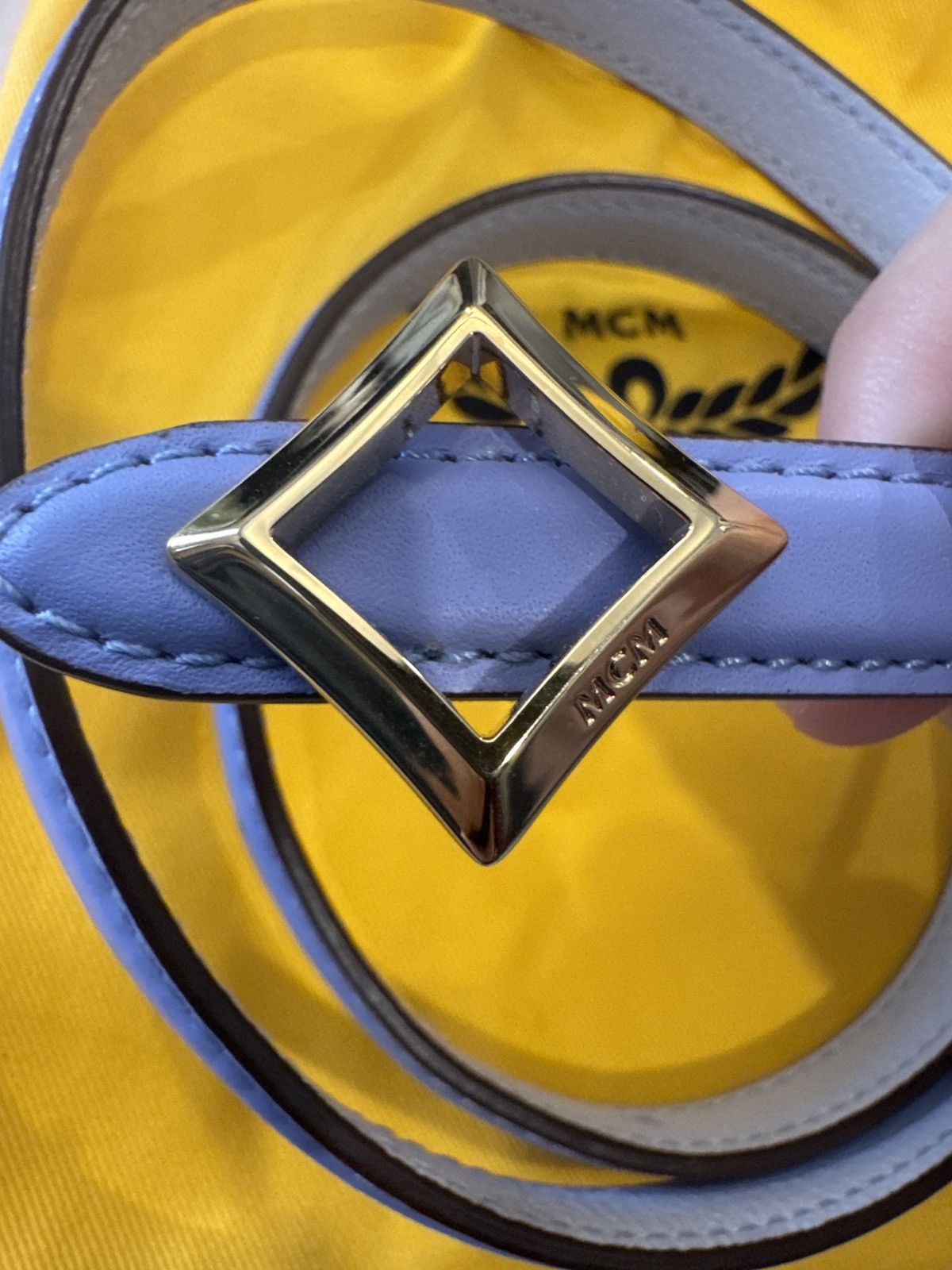 MCM MCM Reversible Diamond Buckle Nappa Leather Belt I 85cm Size ONE SIZE - 4 Thumbnail