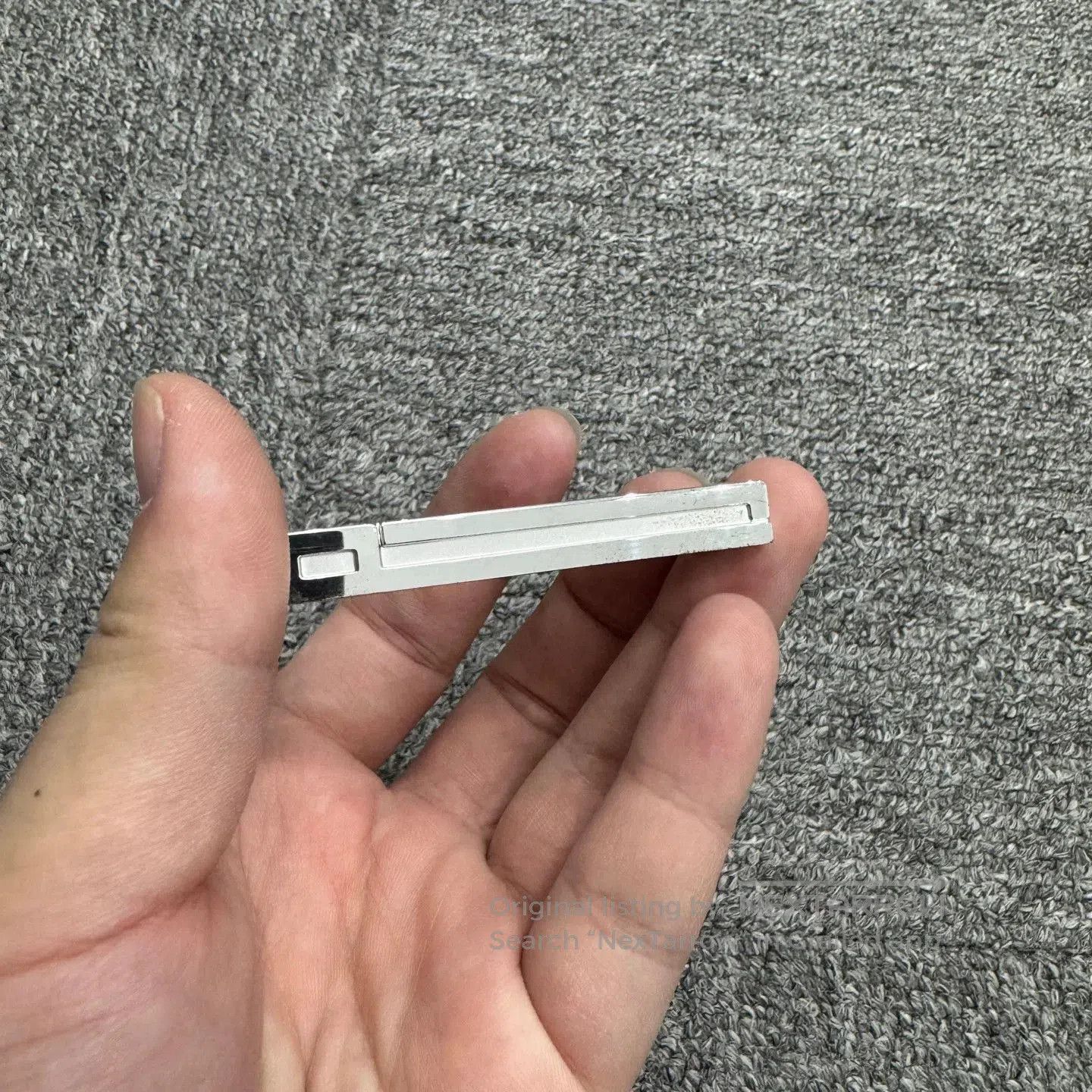 Alfred Dunhill Dunhill Silver Tie Clip. Size ONE SIZE - 3 Thumbnail