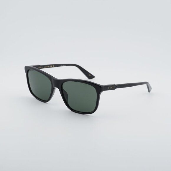 Gucci Gucci GG1819S 001 Sunglasses Black Square Frame, Grey Lenses Size ONE SIZE - 1 Thumbnail