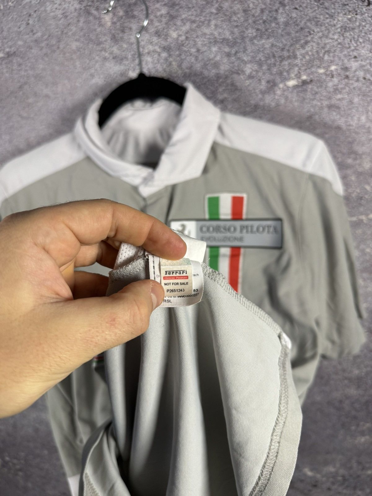 Ferrari × Puma × Vintage Vintage Puma Ferrari Corso Pilota Evoluzione Polo Shirt M sz Size US M / EU 48-50 / 2 - 9 Thumbnail