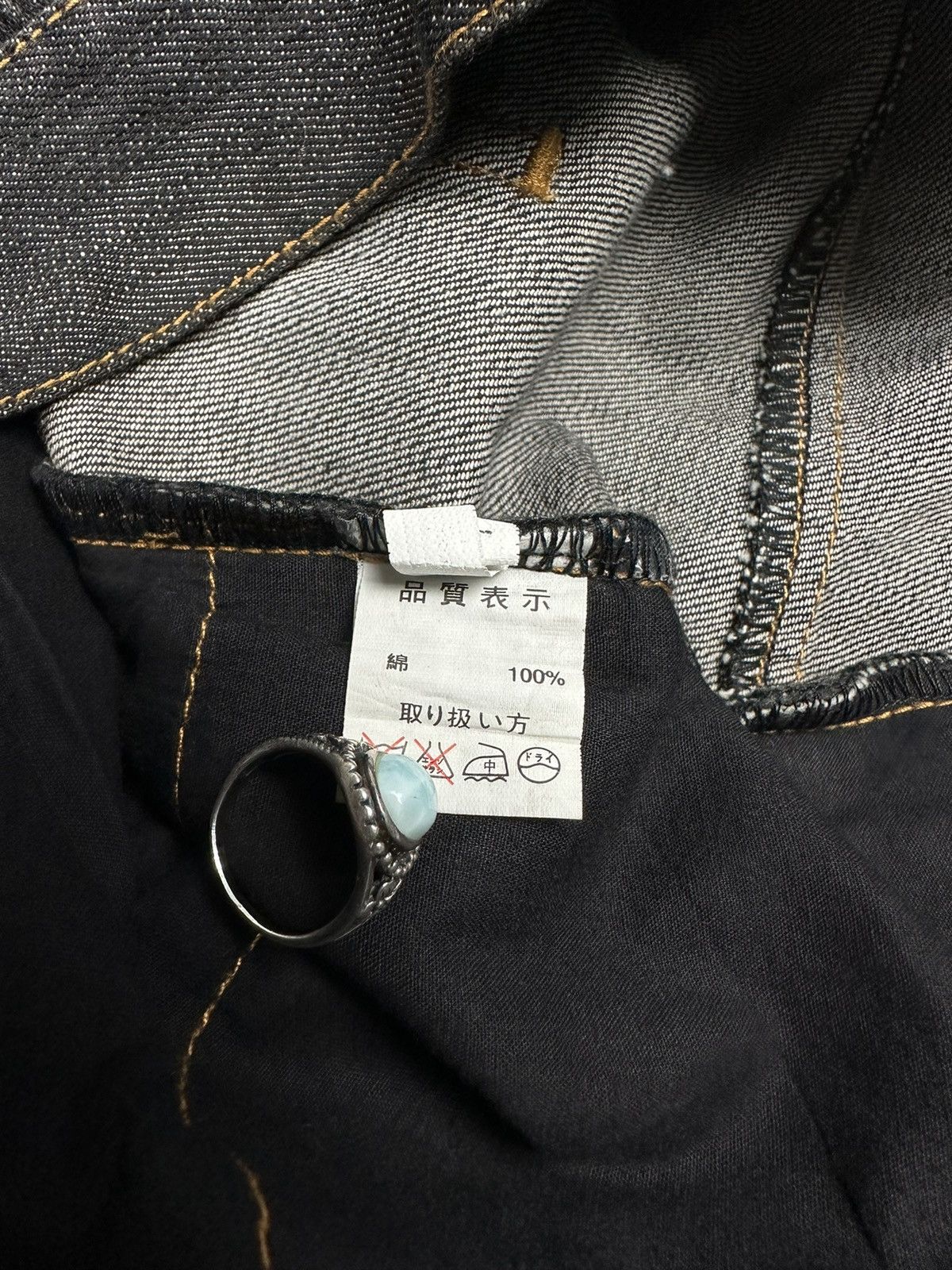 If Six Was Nine × Le Grande Bleu (L.G.B.) Seditionaries Double Knees Multi Zipper Flared Denim Size US 31 - 10 Thumbnail