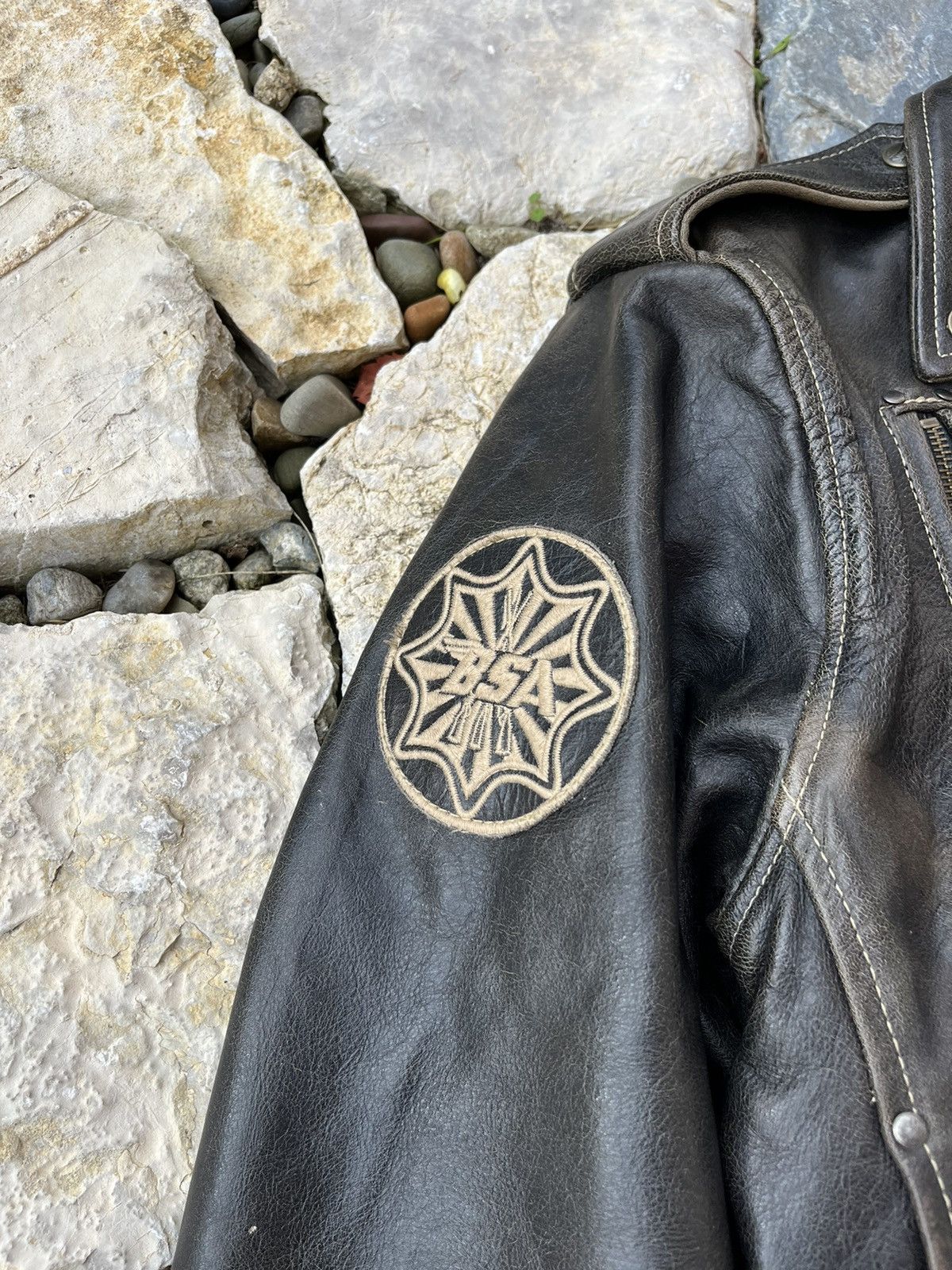 NFL × Vintage Vintage leather Redskins biker jacket distressed ramones Size US XL / EU 56 / 4 - 10 Thumbnail