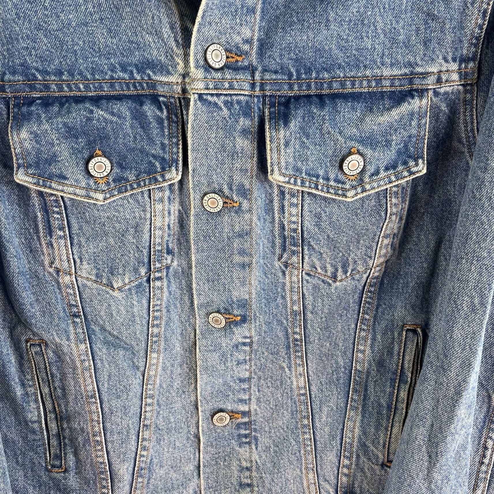 Vintage VINTAGE John Gault Denim Trucker Jacket Mens Size M Blue 90s Motorcycle Classic Size US M / EU 48-50 / 2 - 3 Thumbnail