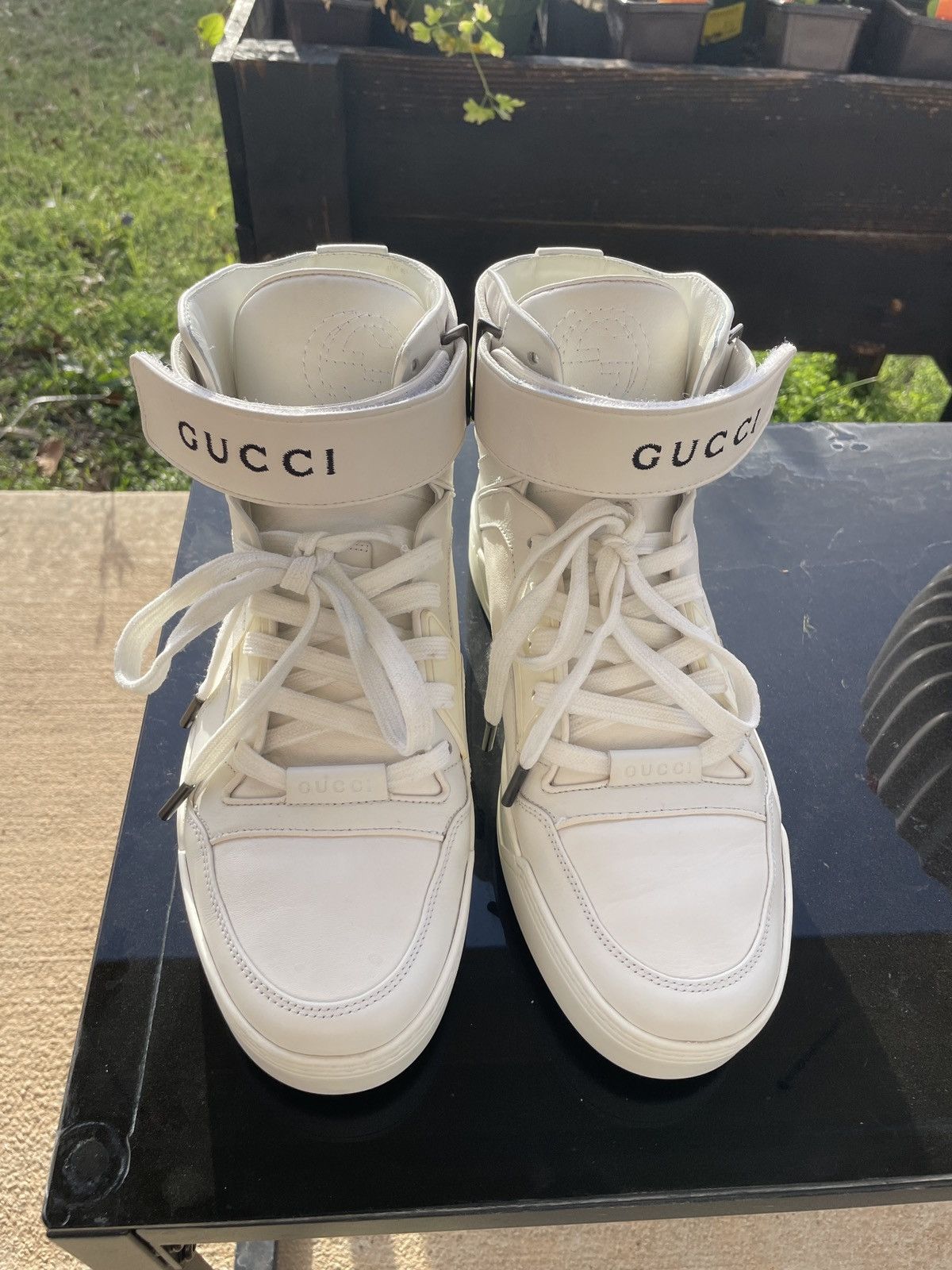 Gucci Miro Soft/Nappa Pantoufle (Bianco Great white) Size US 9.5 / EU 42-43 - 2 Thumbnail