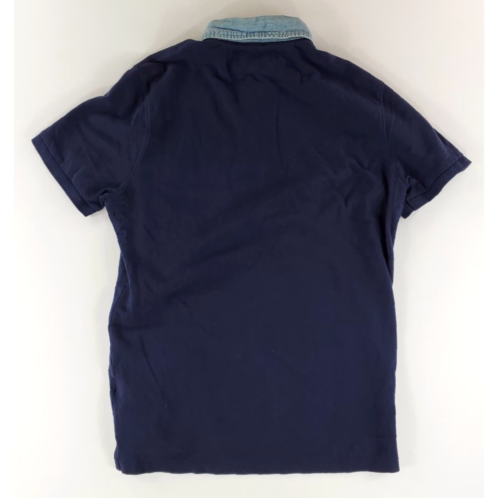 Polo Ralph Lauren Polo Ralph Lauren Polo Shirt Denim Collar American Flag Short Sleeve Blue Mens L Size US L / EU 52-54 / 3 - 5 Thumbnail