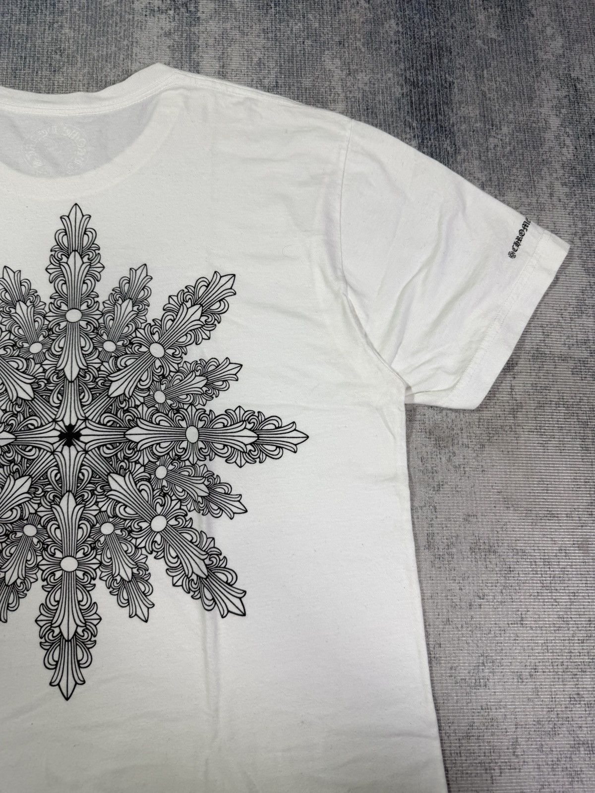 Chrome Hearts Snowflake Floral Tee Size US L / EU 52-54 / 3 - 3 Thumbnail