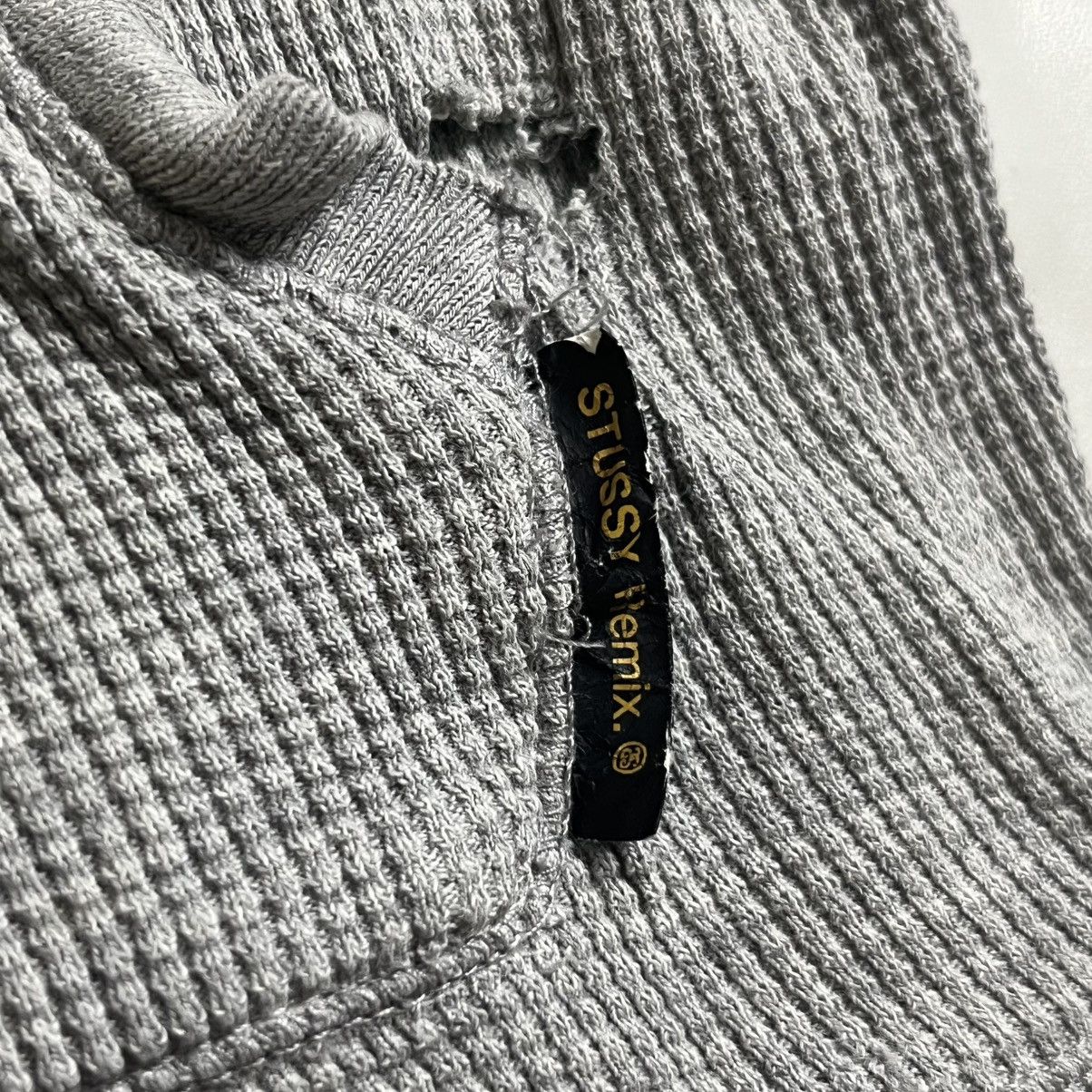 Stussy 🔥RARE🔥00s Stussy Thrashed hoodie Gray Size US S / EU 44-46 / 1 - 9 Thumbnail