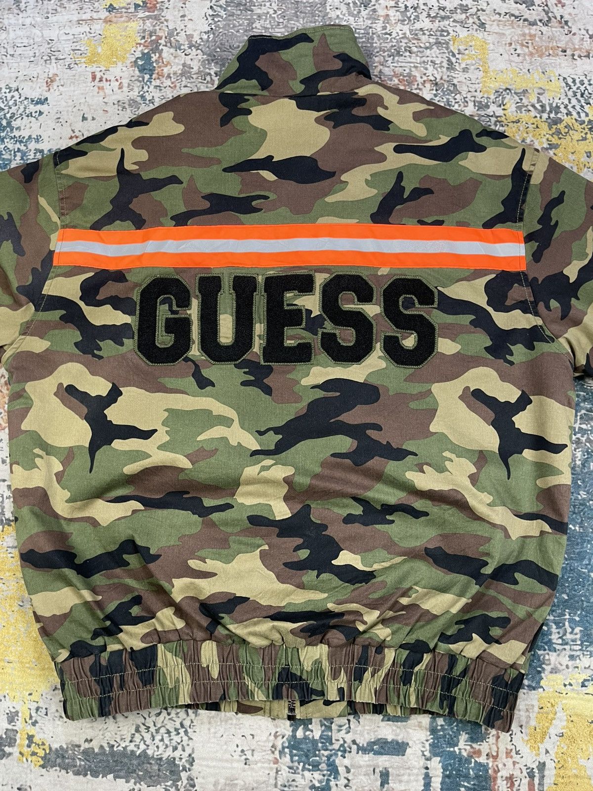 Guess Guess Camouflage Back Hit Caster Reflective Jacket Size US M / EU 48-50 / 2 - 5 Thumbnail