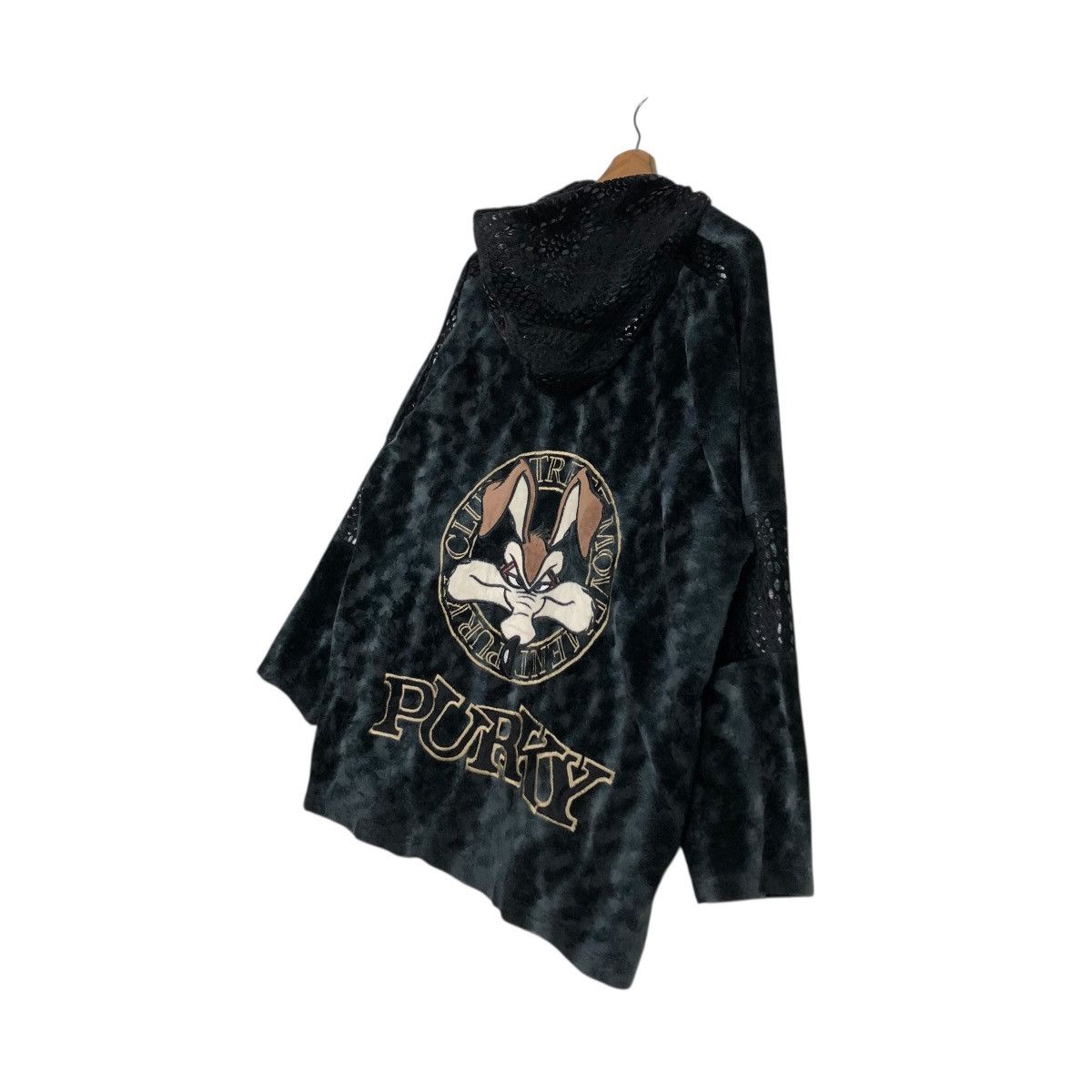 Cartoon Network 🔥VINTAGE OVERSIZE JACKET CARTOON PURKY RICH BLACK BIG LOGO Size US M / EU 48-50 / 2 - 13 Thumbnail
