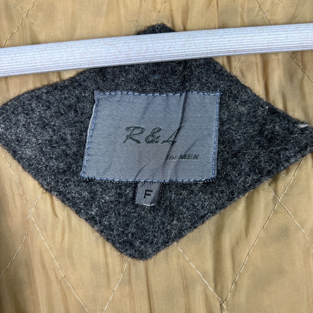 Japanese Brand 🔥 R & L INSPIRE BY ISSEY MIYAKE WOOL BOMBER JACKET Size US L / EU 52-54 / 3 - 16 Thumbnail