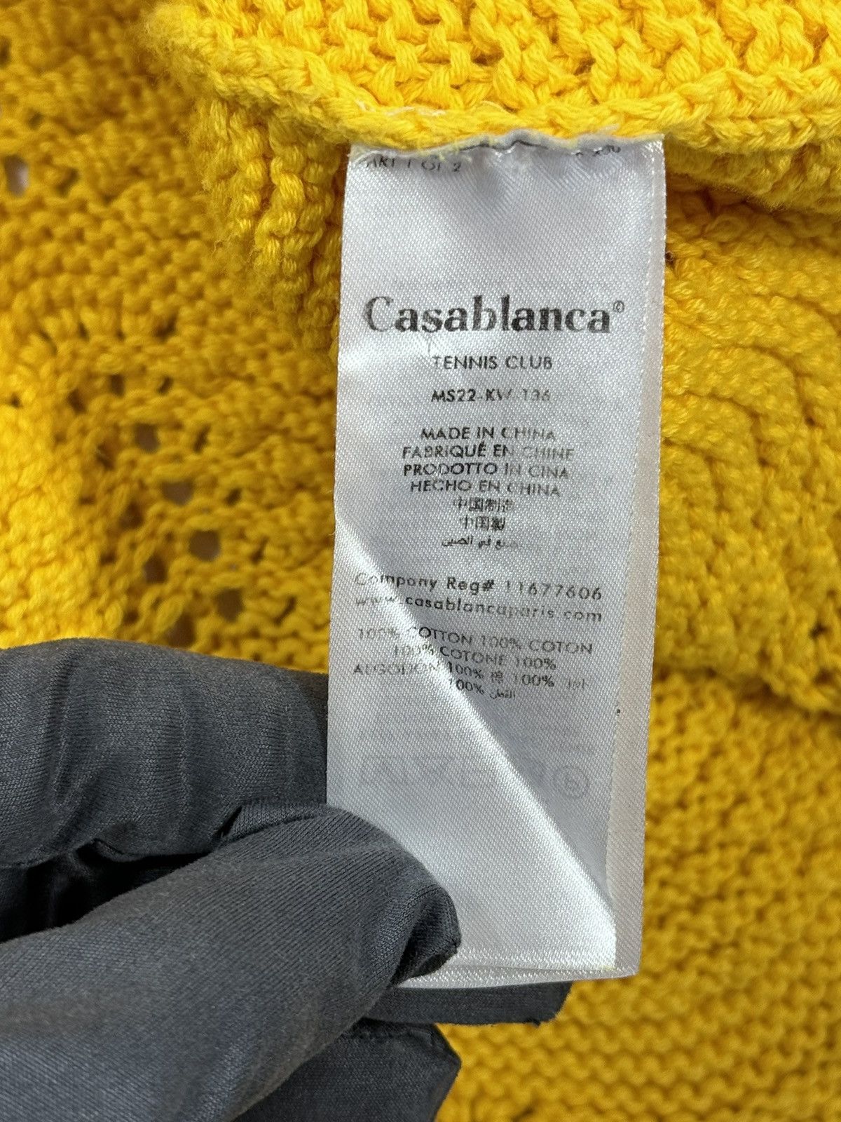 Casablanca LOGO KNIT SHIRT Size US XL / EU 56 / 4 - 5 Thumbnail