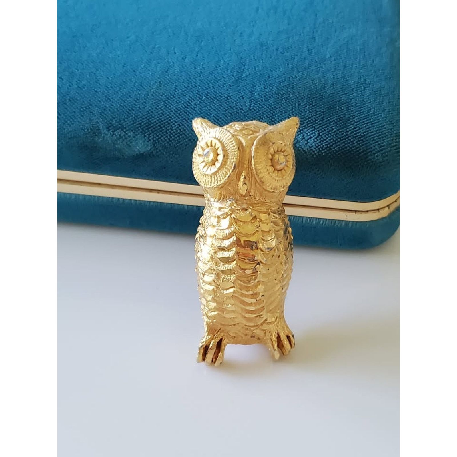 Other Vintage Gold-tone Owl Brooch Size ONE SIZE - 1 Thumbnail