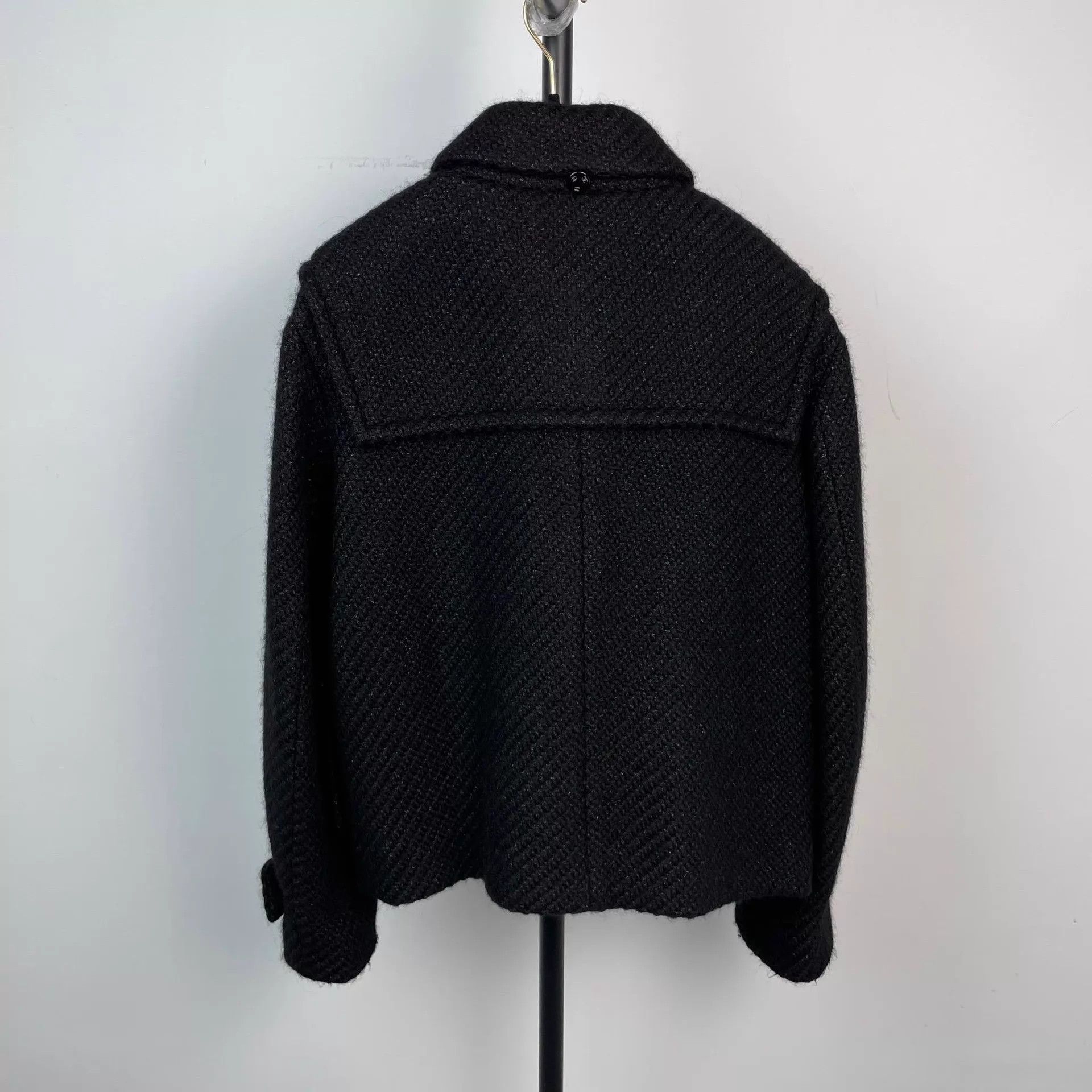 Chanel Chanel 21B Black Hooded Preppy Wool Horn Button Jacket 38 Size S / US 4 / IT 40 - 7 Thumbnail