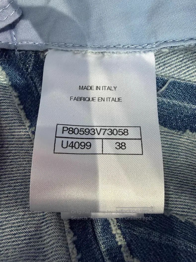 Chanel Chanel Blue bow denim skirt Size 25" / US 0 / IT 36 - 6 Thumbnail